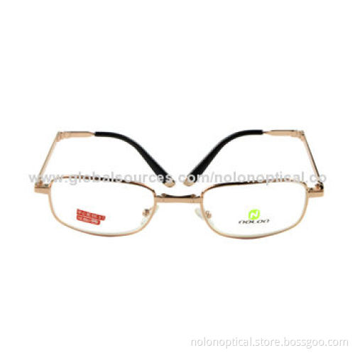 Mini Folding Metal Reading Glasses with Case, Customized Logos Accepted
